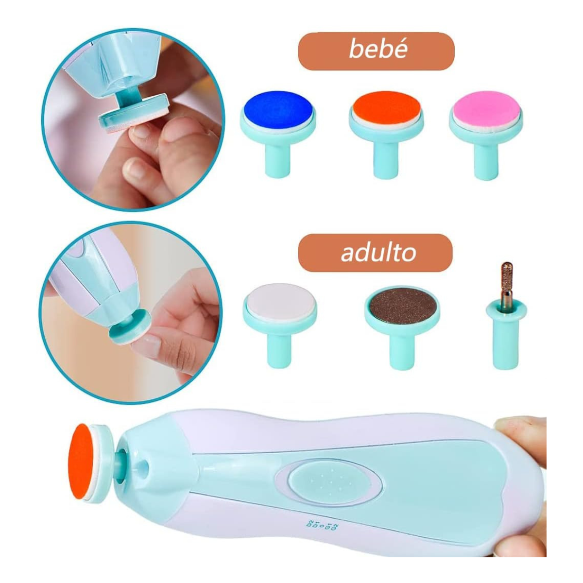 Limpiador Uñas Portátil 6 en 1 para bebe - Compraexpreso