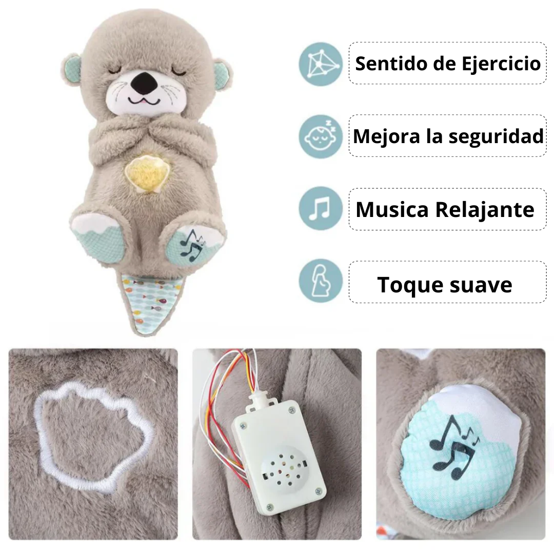 Nutria Peluche de Apego Respira bebe - Compraexpreso