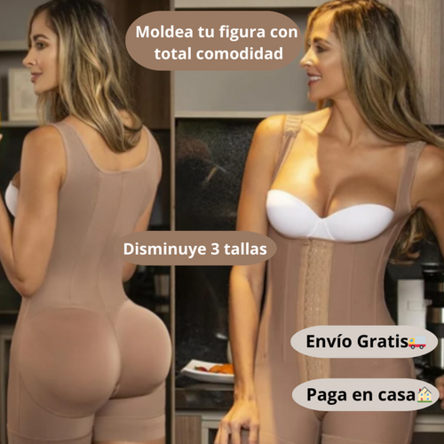 Cintura, abdomen y espalda estilizados desde el primer uso.