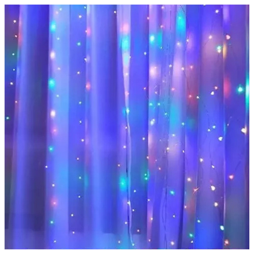 Luces de Cortina Multicolor Ancho - Compraexpreso