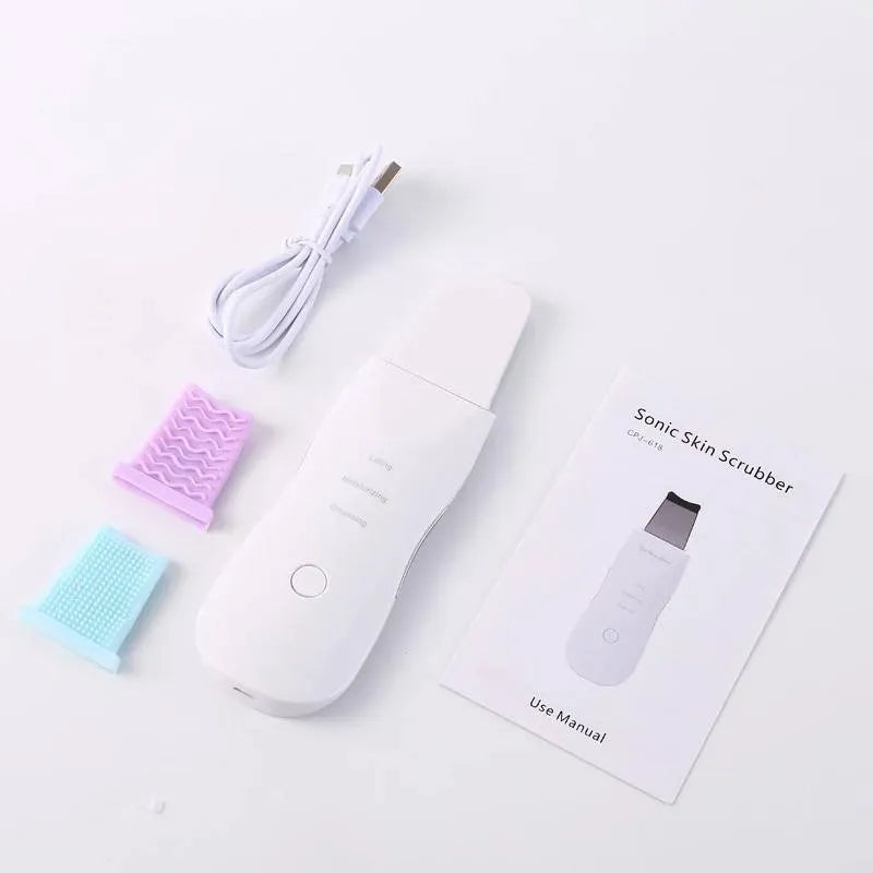 Paleta Ultrasónica Limpiador Facial | Limpieza Profunda y Lifting