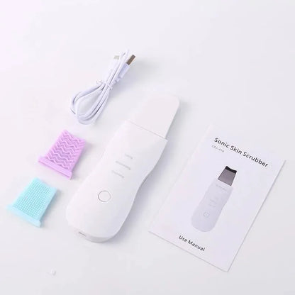 Paleta Ultrasónica Limpiador Facial | Limpieza Profunda y Lifting