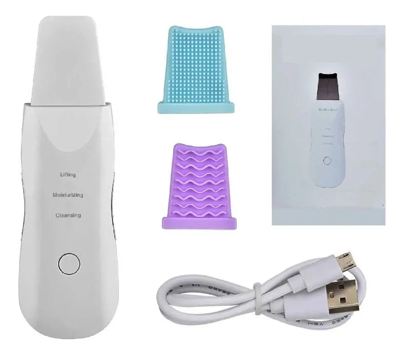 Paleta Ultrasónica Limpiador Facial | Limpieza Profunda y Lifting