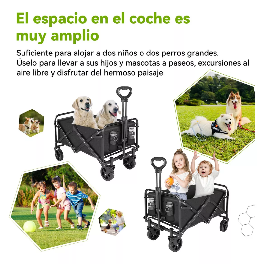 CARRITO PLEGABLE AIRE LIBRE 70KG - Compraexpreso