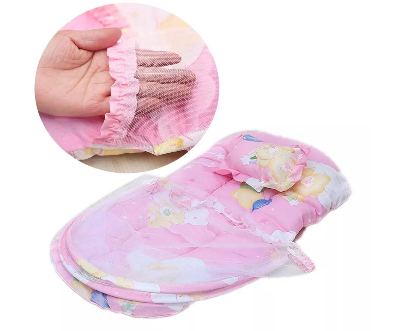 Moisés Cuna Plegable Portátil Mosquitero - Compraexpreso