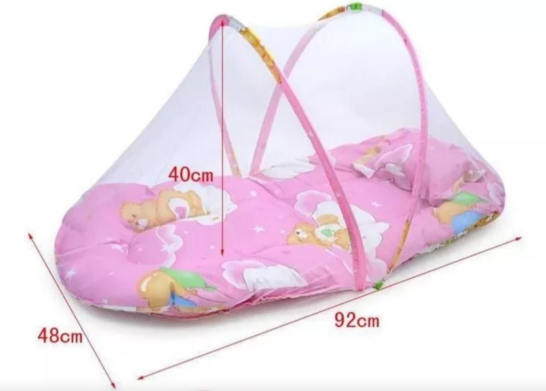 Moisés Cuna Plegable Portátil Mosquitero - Compraexpreso