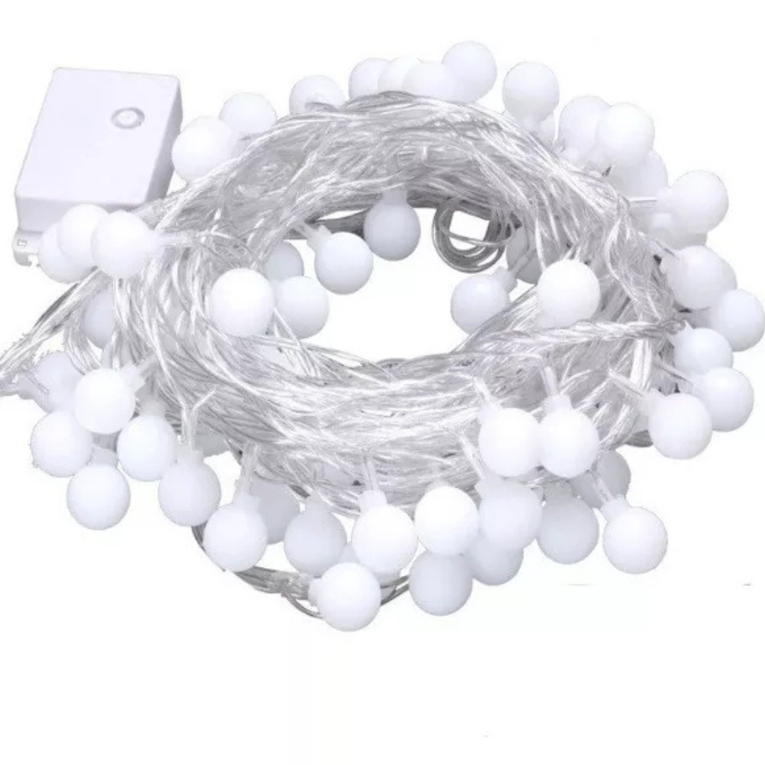 Guirnalda Bola Cristal Multicolor 10 M - Compraexpreso
