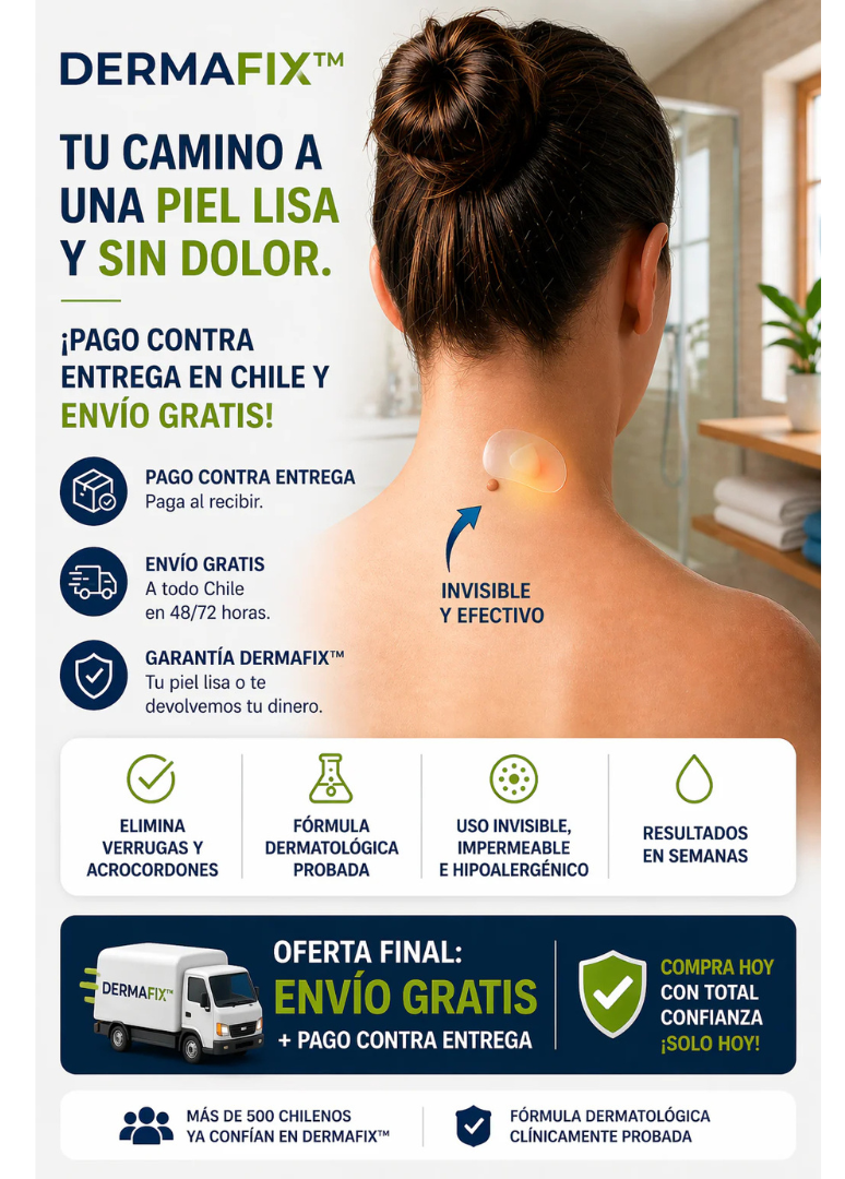 DERMAFIX™ | Elimina verrugas | Resultados visibles | Uso sencillo
