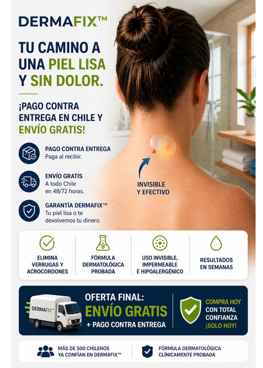 DERMAFIX™ | Elimina verrugas | Resultados visibles | Uso sencillo