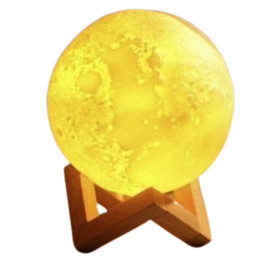 Lámpara Humidificadora Forma de Luna - Compraexpreso