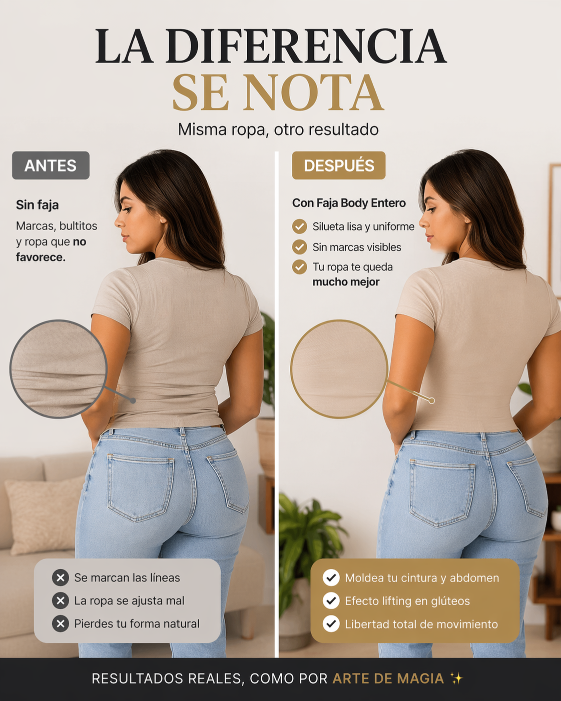 Viroxing™ Sculpt | Vientre plano desde el primer uso. Invisible bajo tu ropa