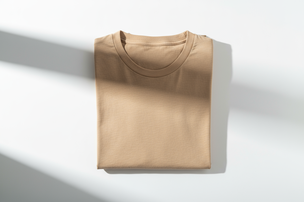 Polera hombre vista cenital