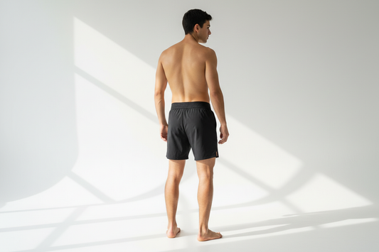 Shorts negros tres cuartos